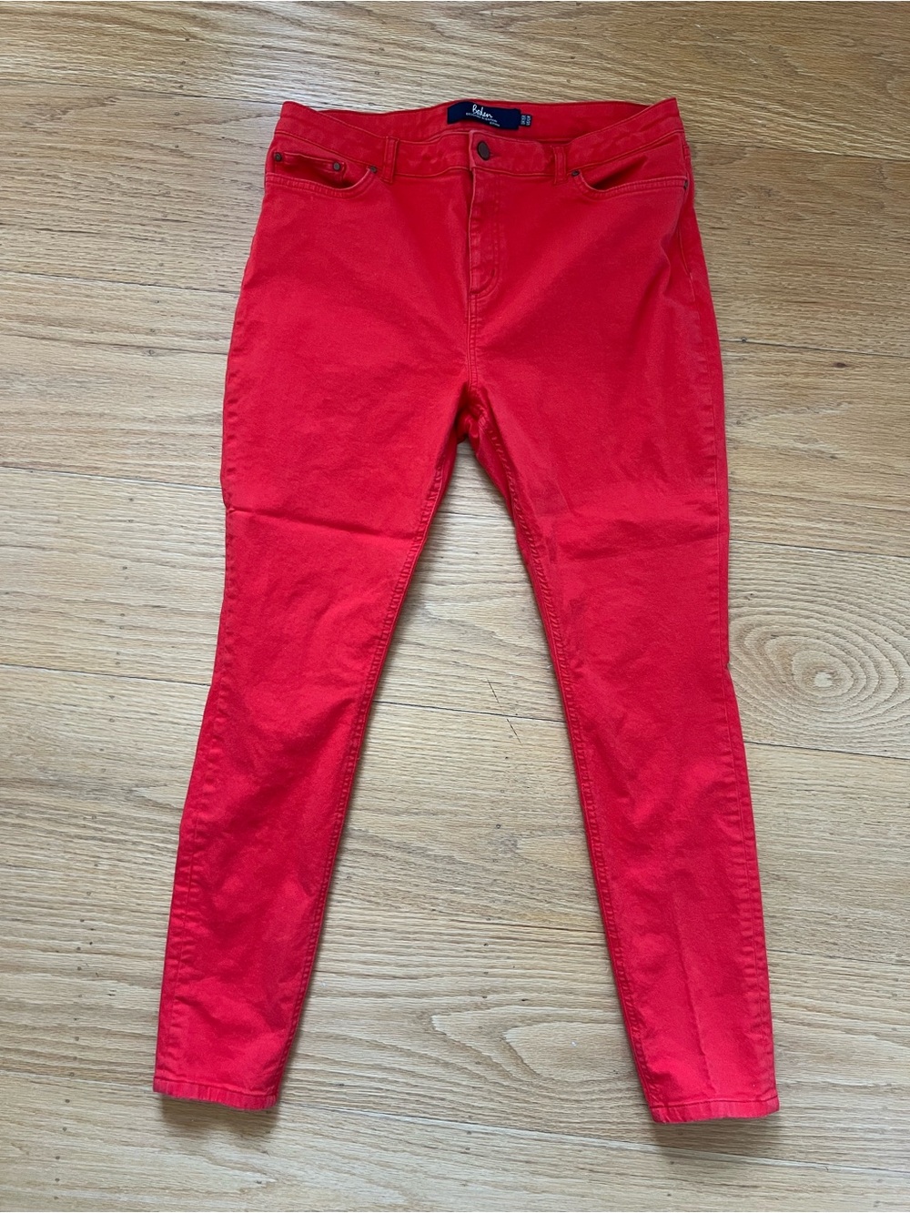 Boden Women’s Skinny Jeans in Red Poppy 12R